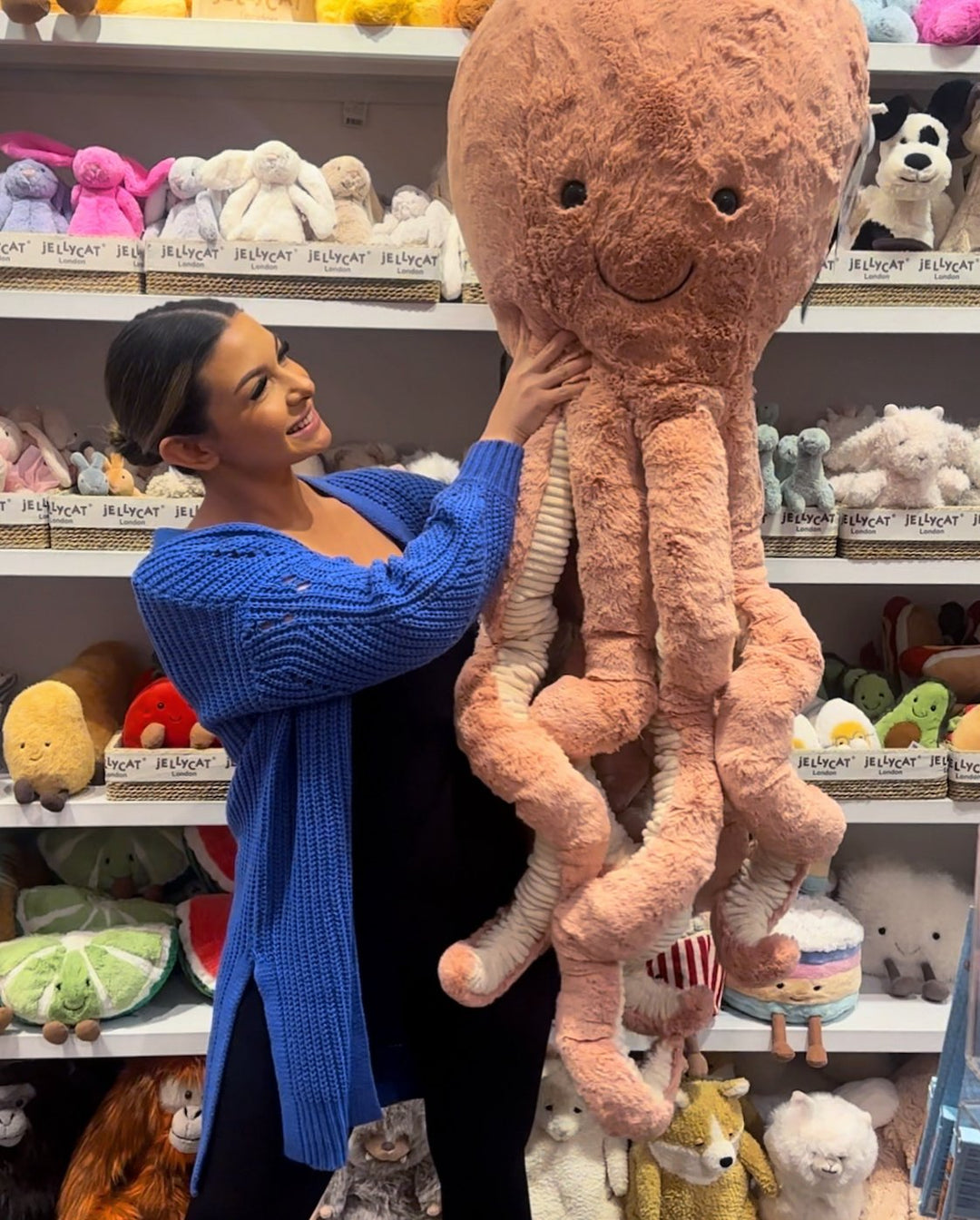 GIGANTIC Odell Octopus Jellycat Lemon And Lavender Toronto