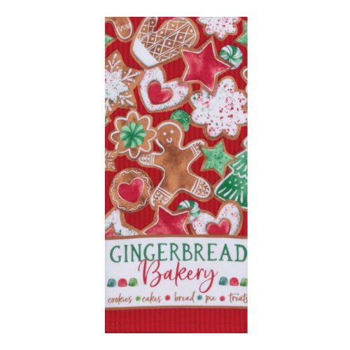 Gingerbread Bakery Tea Towel-Terry Cloth - Lemon And Lavender Toronto