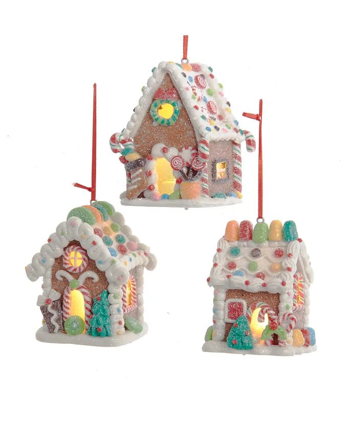 Gingerbread LED Candy House Ornament - Lemon And Lavender Toronto