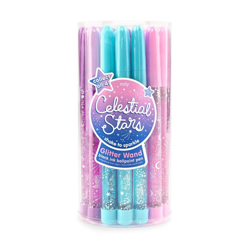 Glitter Wand Pens- Celestial Stars - Lemon And Lavender Toronto