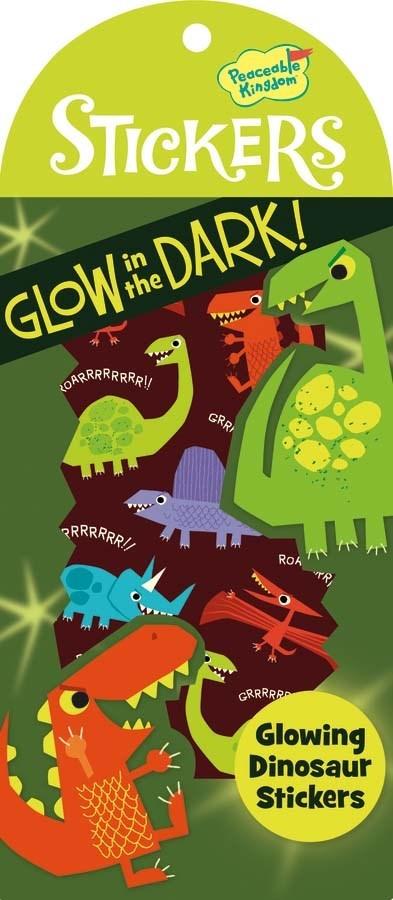GLOWING DINOSAURS GLOW IN THE DARK STICKERS - Lemon And Lavender Toronto