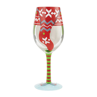 Gnome for Holidays Wine Glass - Lemon And Lavender Toronto