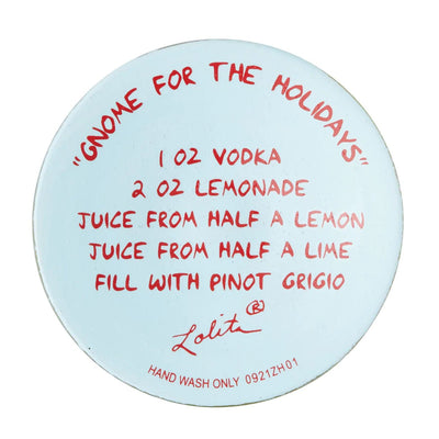 Gnome for Holidays Wine Glass - Lemon And Lavender Toronto