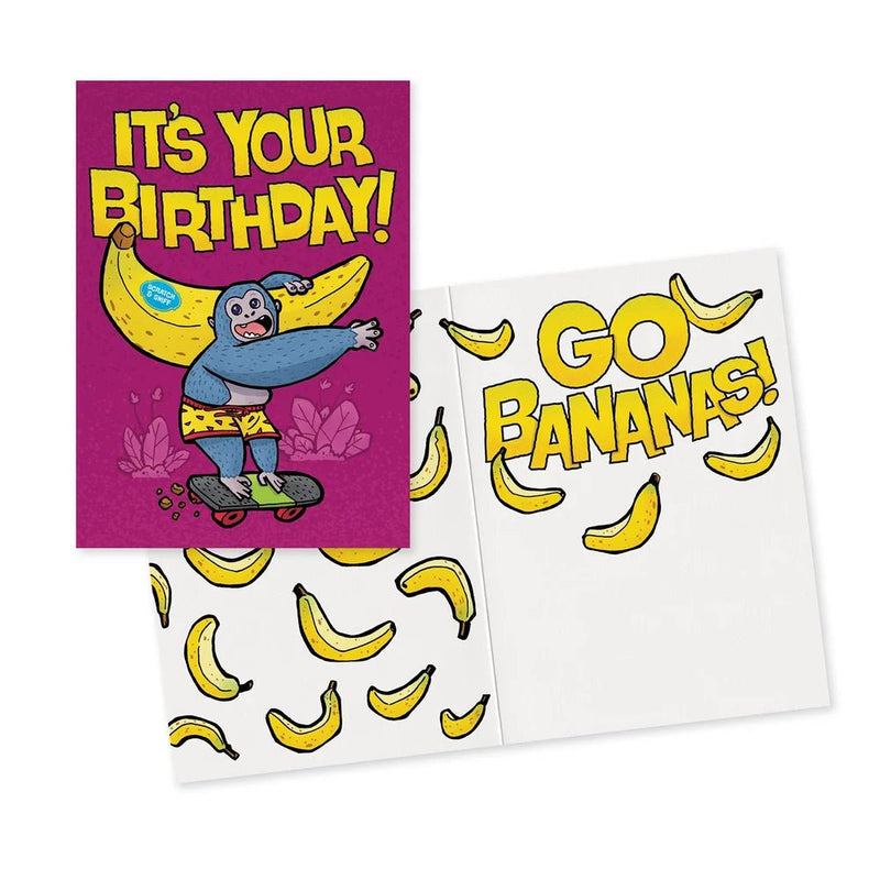 Go Bananas Scratch & Sniff Card - Lemon And Lavender Toronto