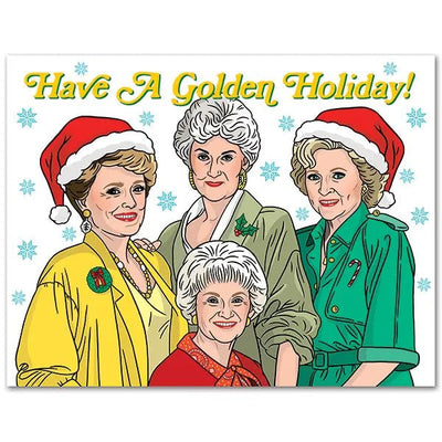 Golden Holiday Card - Lemon And Lavender Toronto