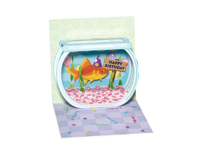 Goldfish Bowl POP UP Card - Lemon And Lavender Toronto
