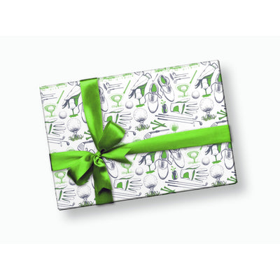 Golf Gift Wrapping Paper - Lemon And Lavender Toronto