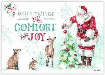 Good Tidings Petite Christmas Card Box Set - Lemon And Lavender Toronto