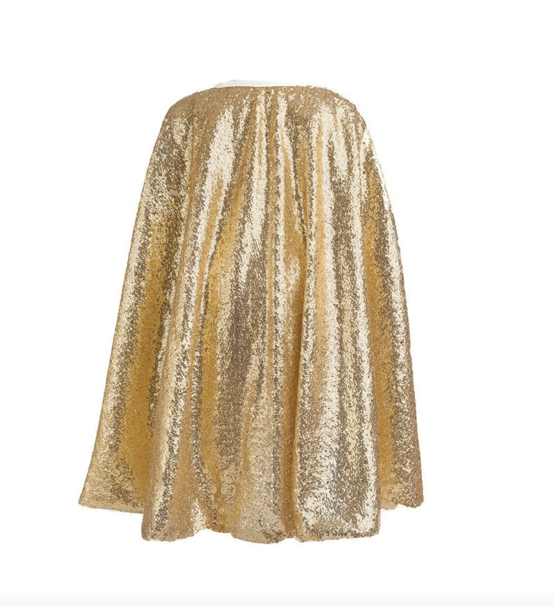 Gracious Gold Sequins Cape - Lemon And Lavender Toronto