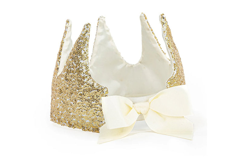 Gracious Gold Sequins Crown - Lemon And Lavender Toronto