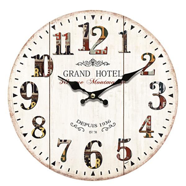 Grand Hotel Wall Clock - Lemon And Lavender Toronto