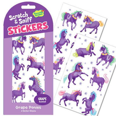 Grape Ponies Scratch & Sniff Stickers, Purple Ponies - Lemon And Lavender Toronto