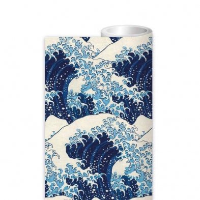 Great Wave Gift Wrap Wrapping Paper Roll - Lemon And Lavender Toronto