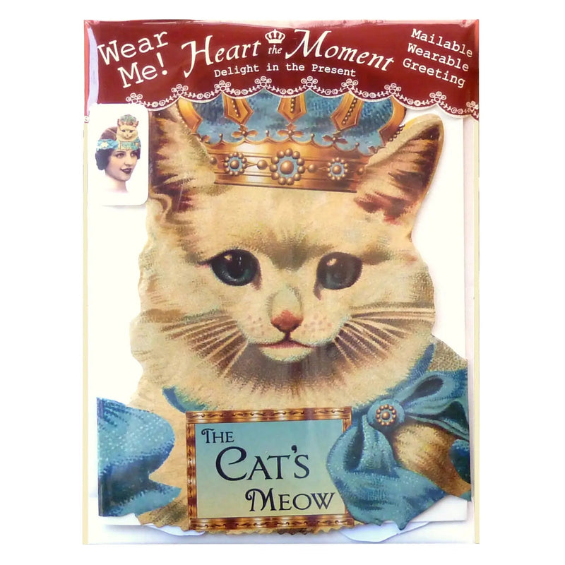 Greeting Card with Tiara, Cat&