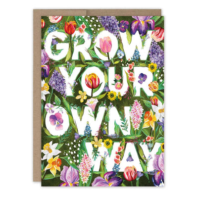 Grow Your Own Way Birthday Card - Lemon And Lavender Toronto