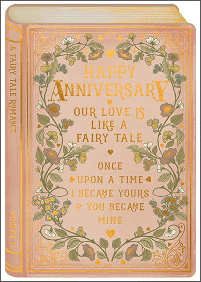 Happy Anniversary Storybook Card - Lemon And Lavender Toronto