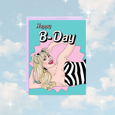 Happy B-Day | Birthday Card - Lemon And Lavender Toronto