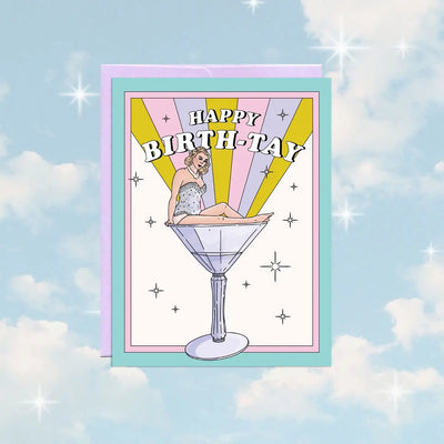 Happy Birth-Tay | Birthday Card - Lemon And Lavender Toronto