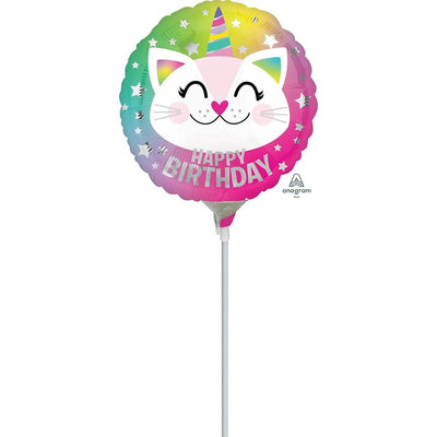Happy Birthday Caticorn Balloon - Lemon And Lavender Toronto