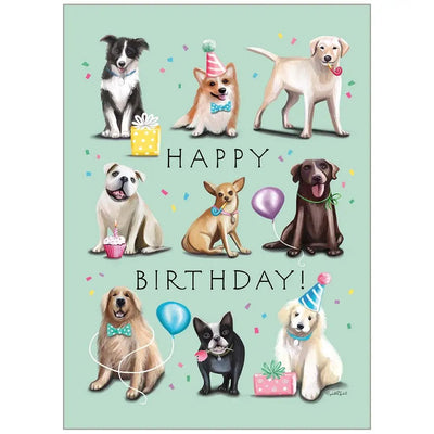 Happy Birthday Dogs Birthday Card - Lemon And Lavender Toronto