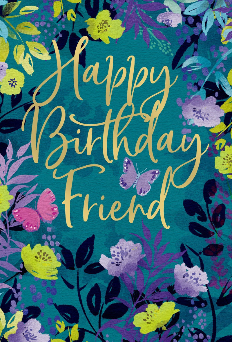 Happy Birthday Friend- Card - Lemon And Lavender Toronto