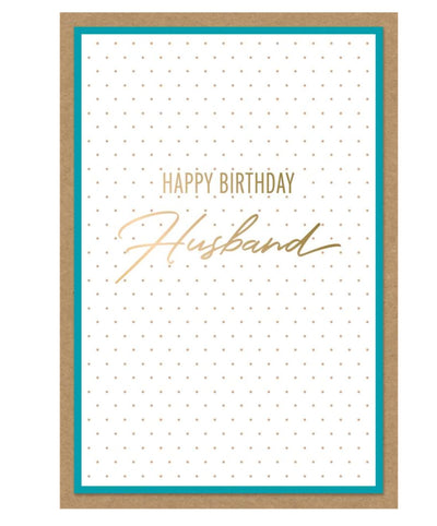 Happy Birthday Husband Card - Lemon And Lavender Toronto