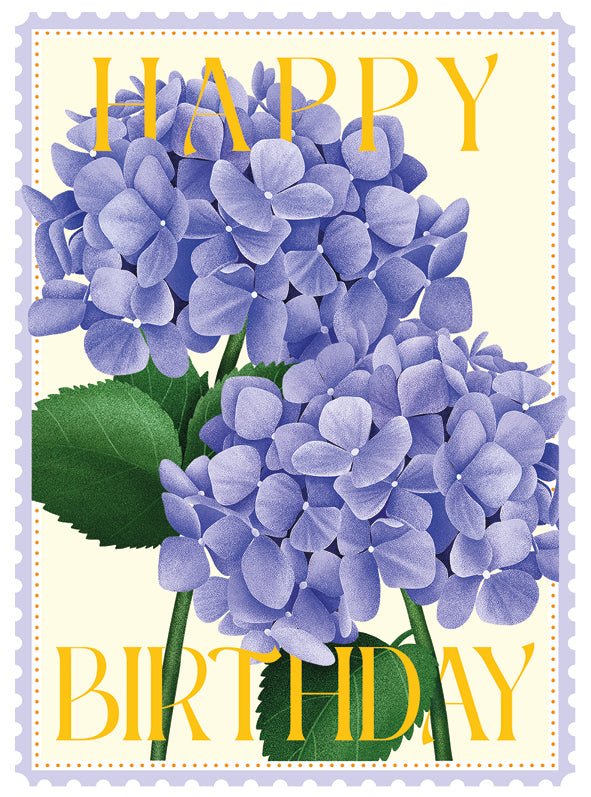 Happy birthday – Hydrangeas Card - Lemon And Lavender Toronto