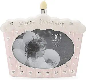 Happy Birthday Picture Frame in Pink - Lemon And Lavender Toronto