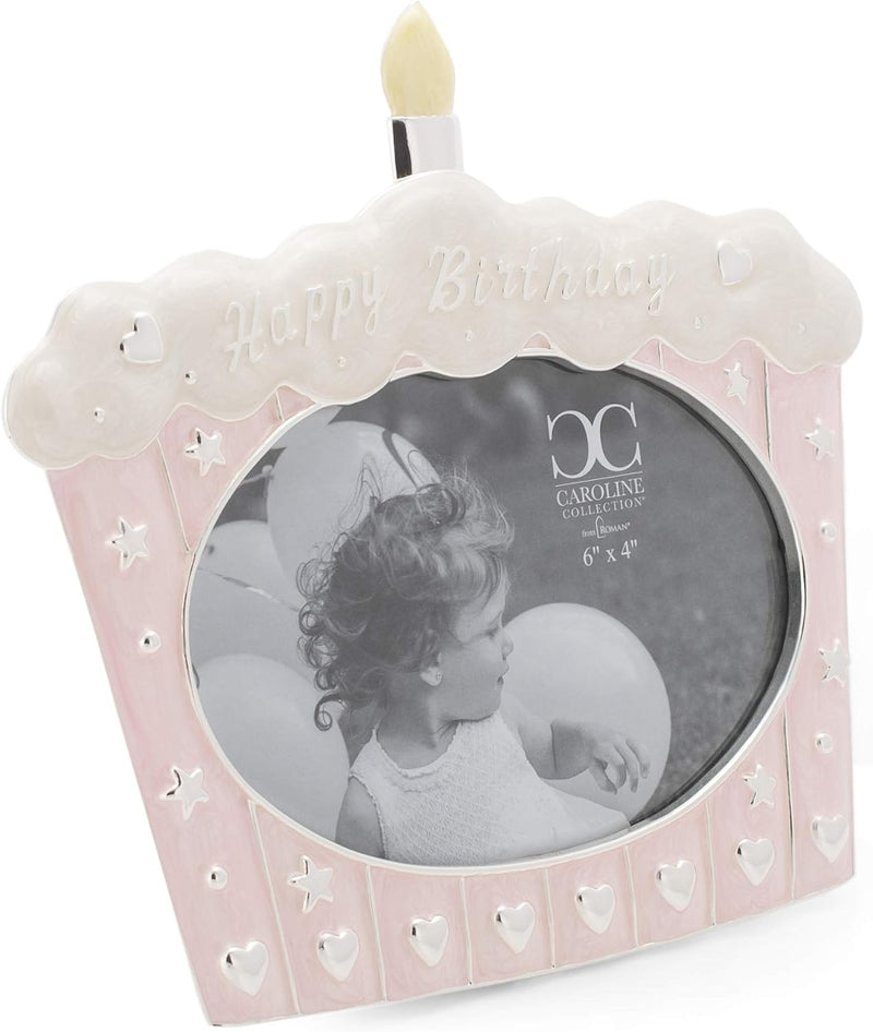 Happy Birthday Picture Frame in Pink - Lemon And Lavender Toronto