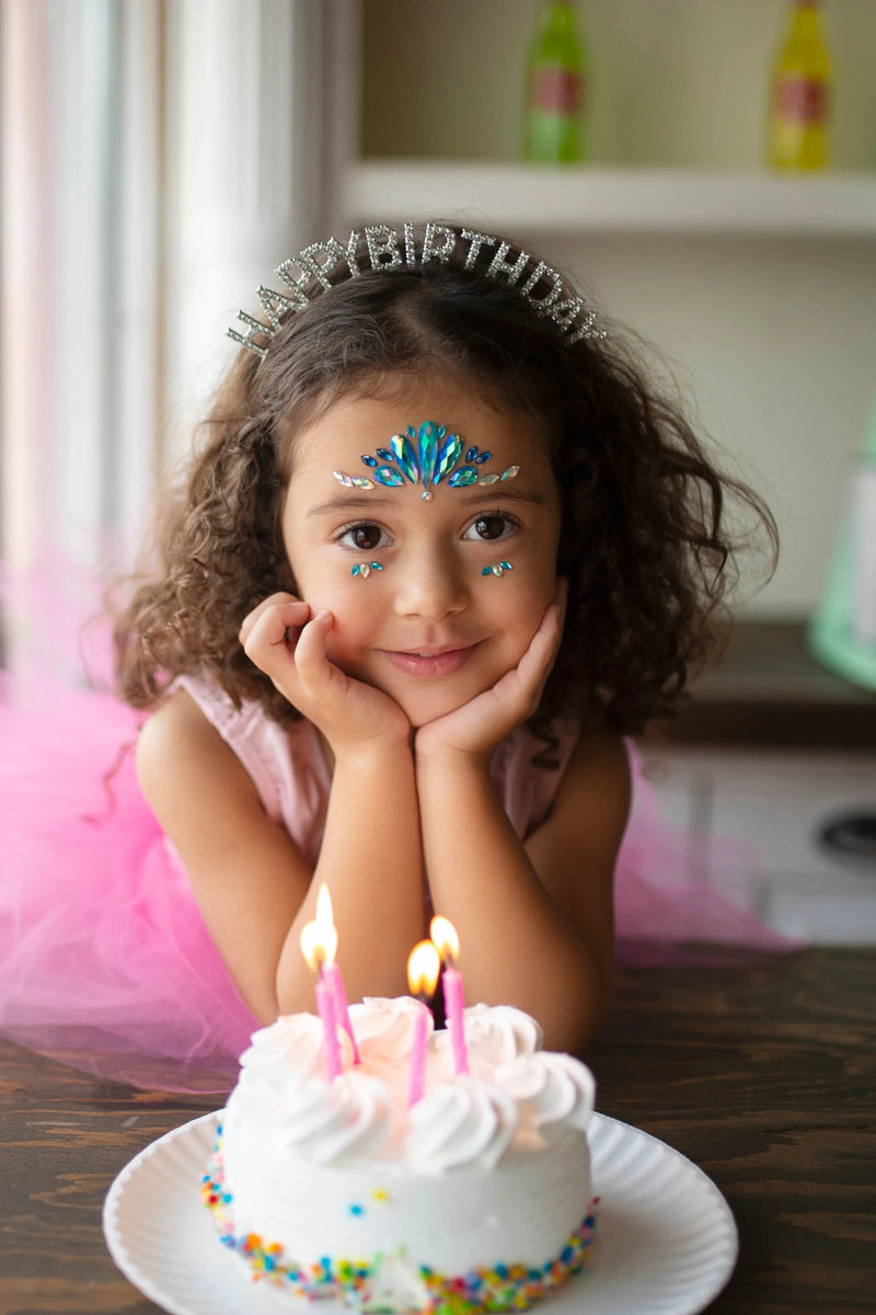 Happy Birthday Rhinestone Headband - Lemon And Lavender Toronto