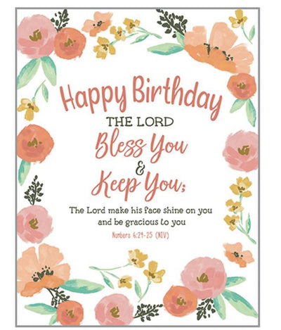 Happy Birthday The Lord Bless You & Keep You - Lemon And Lavender Toronto