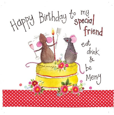 Happy Birthday to my Special Friend-Card - Lemon And Lavender Toronto
