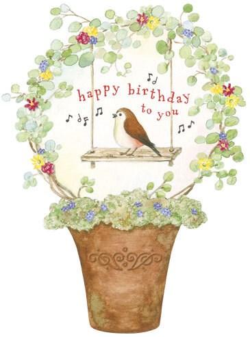 Happy Birthday to you...Songbird- Card - Lemon And Lavender Toronto