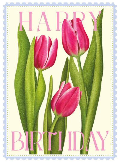 Happy birthday – Tulips Card - Lemon And Lavender Toronto