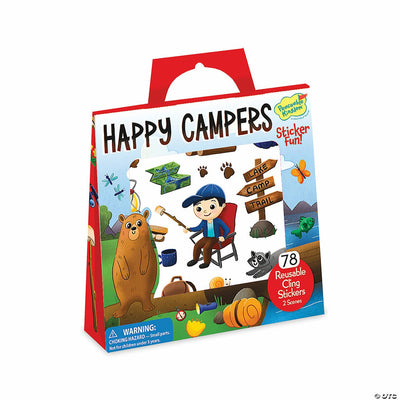 Happy Campers Sticker Tote - Lemon And Lavender Toronto