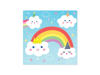 Happy Clouds & Rainbows POP UP Card - Lemon And Lavender Toronto
