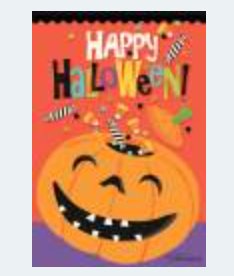 Happy Halloween Card - Lemon And Lavender Toronto