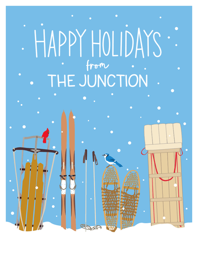 Happy Holidays from The Junction Holiday Cards - Lemon And Lavender Toronto