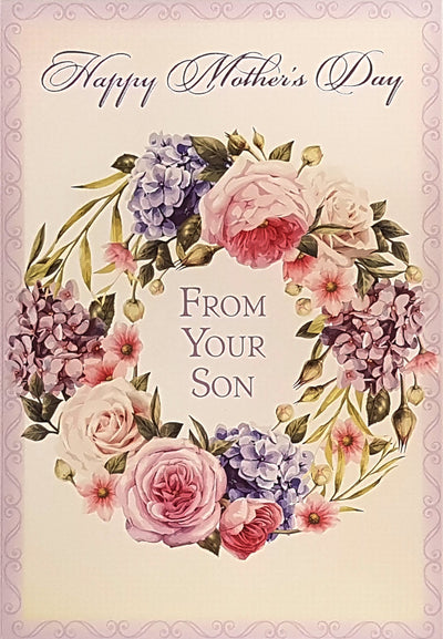 Happy Mother's Day from your Son Greeting Card - Lemon And Lavender Toronto