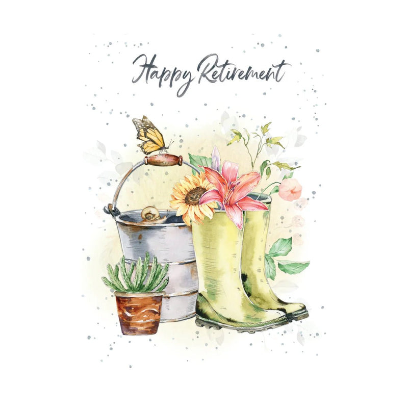 Happy Retirement Card - Lemon And Lavender Toronto