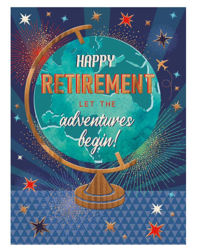 Happy Retirement Card - Lemon And Lavender Toronto