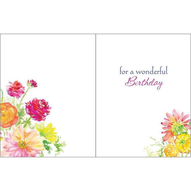Happy Wishes Flower Jar Card - Lemon And Lavender Toronto