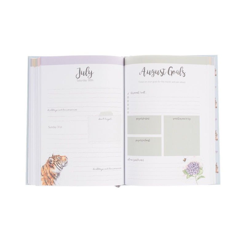 Hard Cover Daily Diary 2022 Wrendale - Lemon And Lavender Toronto