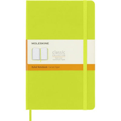 Hard Lemon Green Hard Cover Ruled Notebook - Lemon And Lavender Toronto