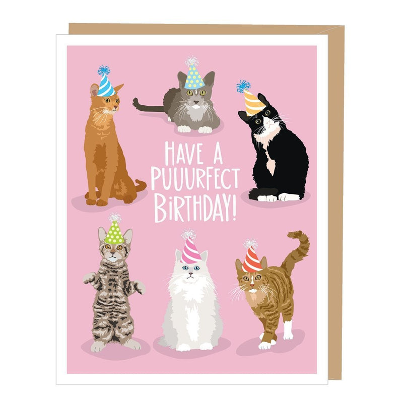 Have a Purrrfect Birthday - Card - Lemon And Lavender Toronto