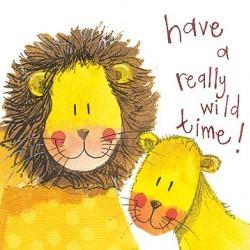 Have a really Wild Time- Mini Card - Lemon And Lavender Toronto