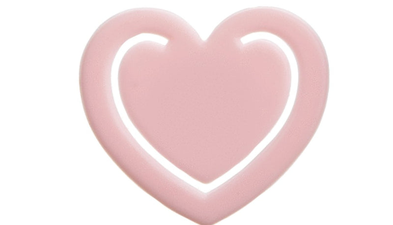 Heart Paper Clips (RED or PINK) - Lemon And Lavender Toronto