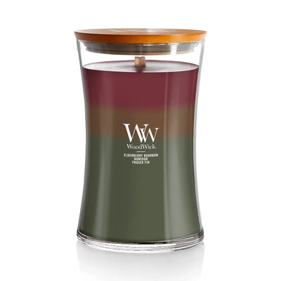 Hearthside Trilogy - Large Hourglass Woodwick Candle - Lemon And Lavender Toronto