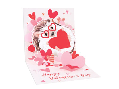 Hedgehog and Hearts POP UP Card - Lemon And Lavender Toronto