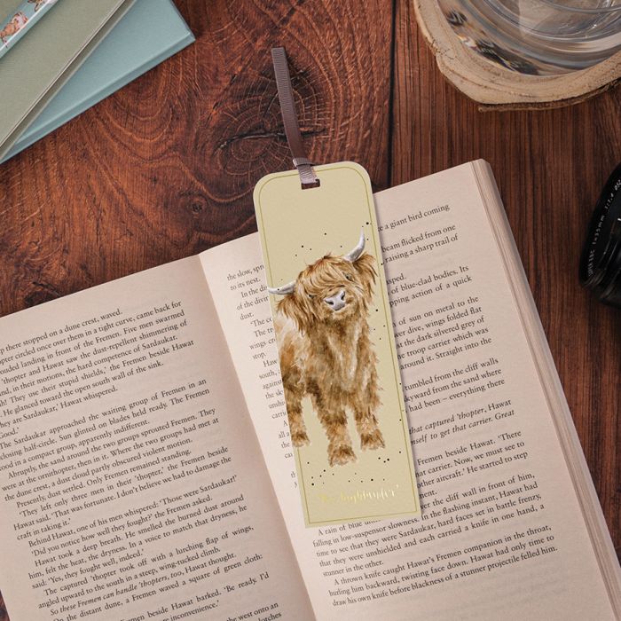 Heilen Coo Highland Cow Bookmark - Lemon And Lavender Toronto